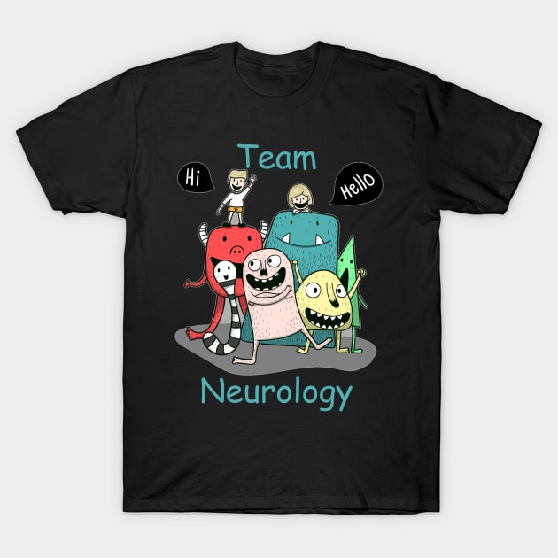 Neurology Team Gear Funny T-Shirt by DesignIndex